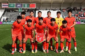 历史首次出线！北青：足协领导赛后祝贺了U23国足全队