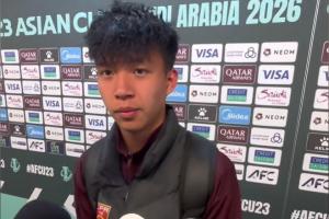 王钰栋：小组赛没进球对自己不太满意，下场比赛对全队都有信心