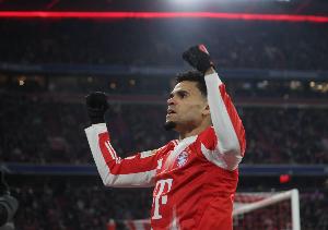 本赛季德甲路易斯·迪亚斯出战20场比赛，已经参与20粒进球