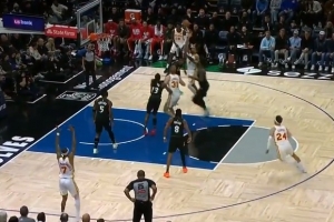 新起点！文森特迎来首秀&控运突破丝滑抛投命中 老鹰生涯首分！